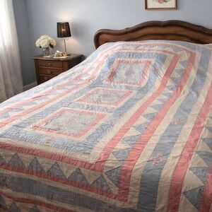 Spectacular Hearts Hand Crafted Quilted quilt